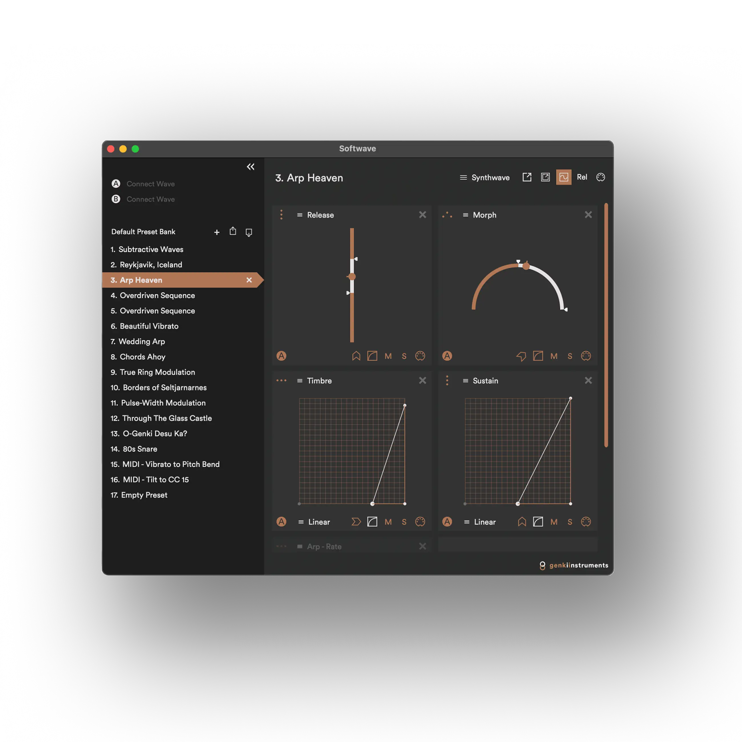 Softwave software interface